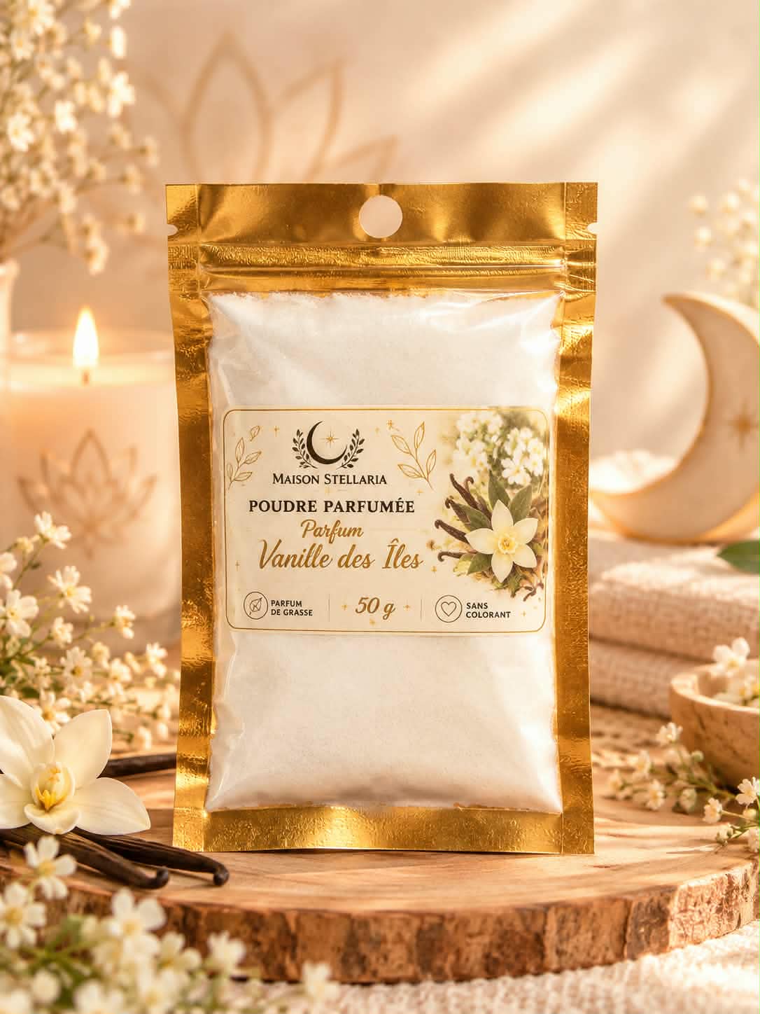 ✨ Poudre Parfumée pour Aspirateur – Vanille