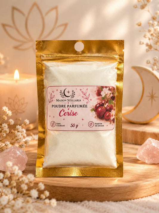 ✨ Poudre Parfumée pour Aspirateur – Cerise 🍒
